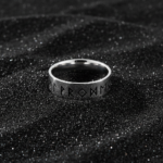 Viking Rune Ring 316L Stainless Steel Nordic Minimalist Band for Men Women Streetwear Jewelry - 图片 3